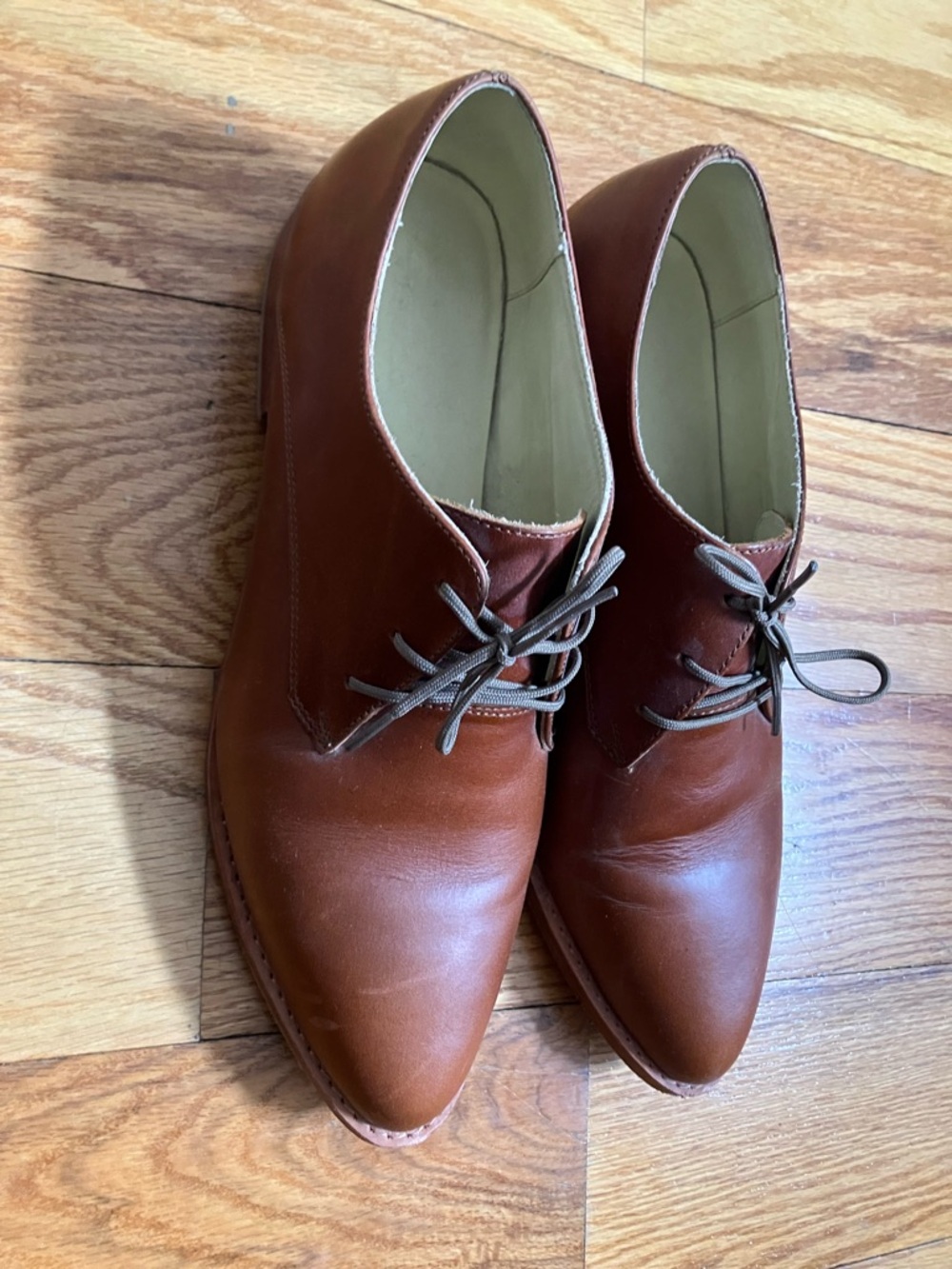Nisolo tan oxfords, like new - Picture 2 of 8